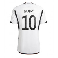 Germany Serge Gnabry #10 Replica Home Shirt World Cup 2022 Short Sleeve